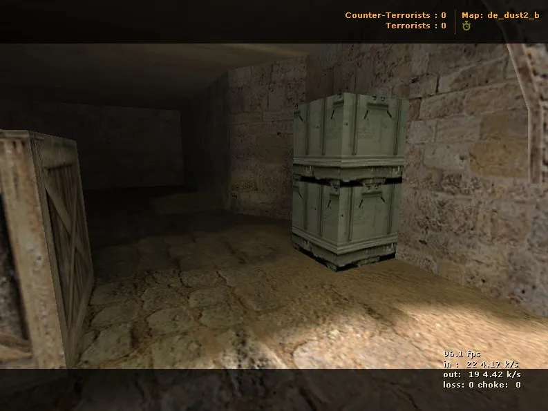 Скачать Карта de_dust2_b для CS 1.6: баланс сторон, точки под роли, .nav для ботов и оптимизация - Скриншот