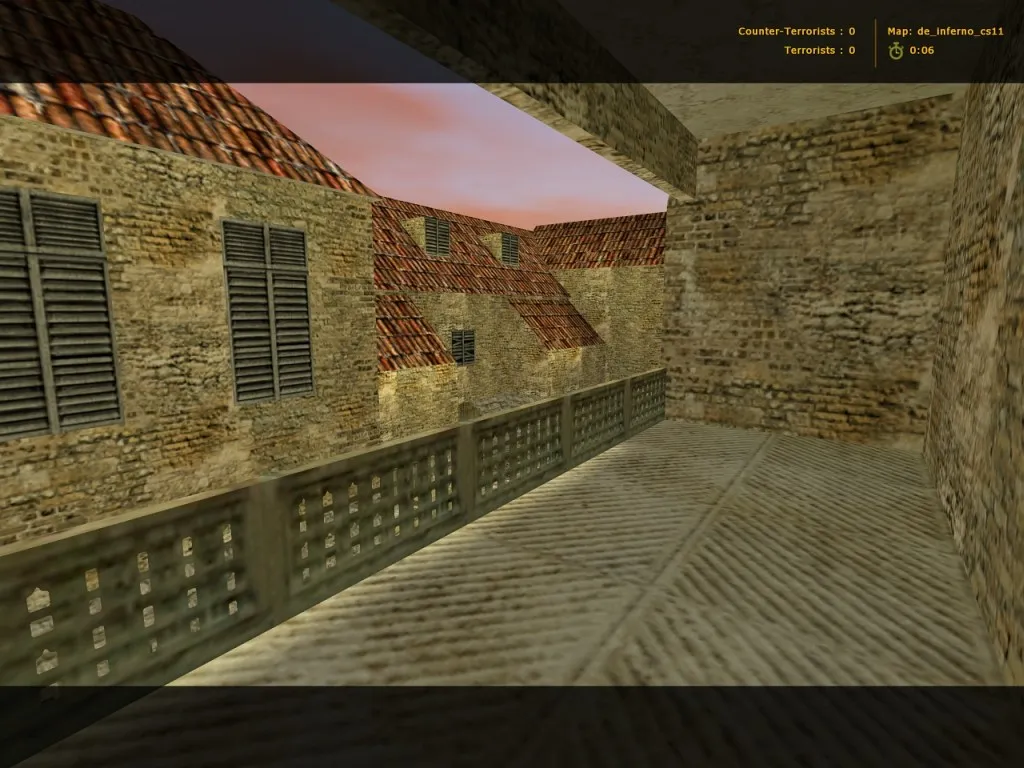 Скачать Карта de_inferno_cs11 для CS 1.6: Тактики и особенности - Скриншот