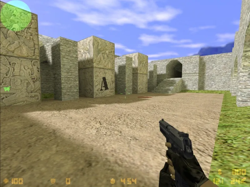de_aztec_ritual_b2 для CS 1.6: тактика, точки, боты .nav, оптимизация и установка — скриншот 6