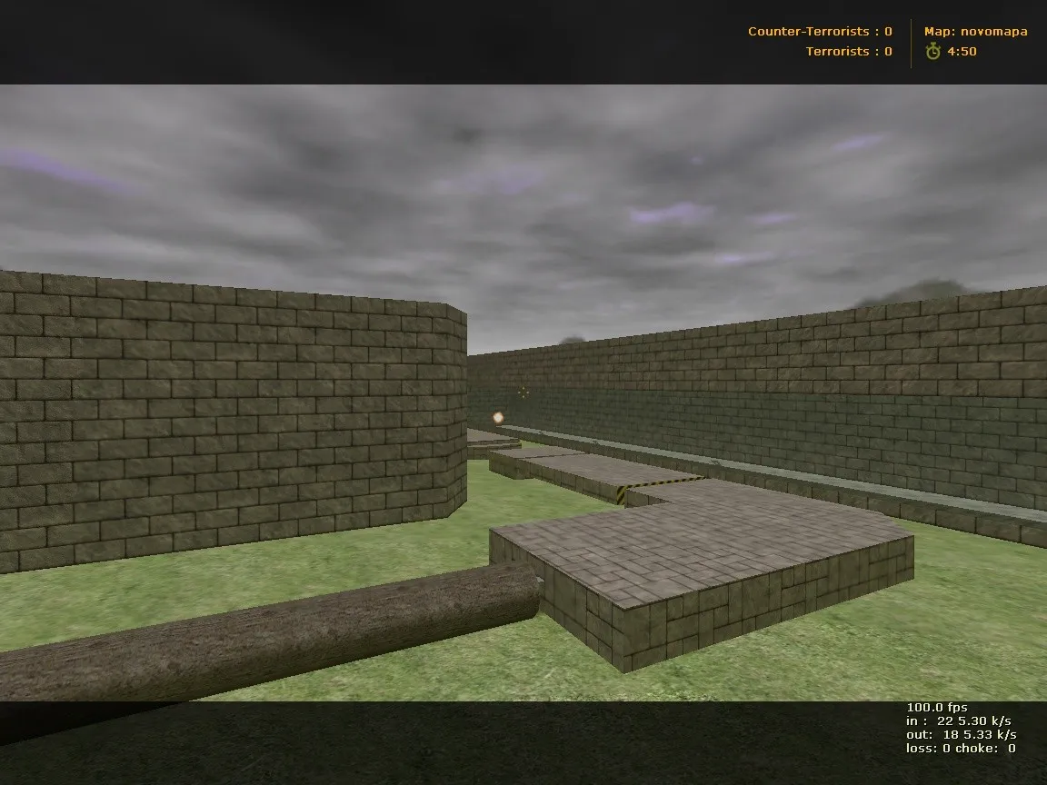 Скачать deathrun_wits_underground для CS 1.6: точки, боты, .nav и оптимизация карты - Скриншот