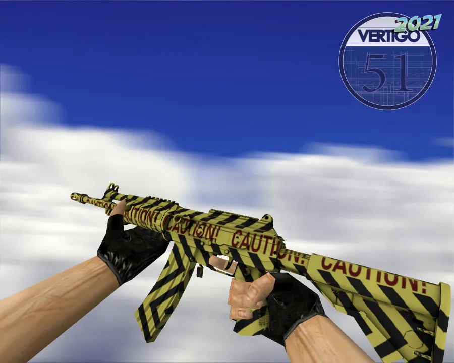 Автомат «Галиль» для CS 1.6 - Модель с уникальным стилем — скриншот 1