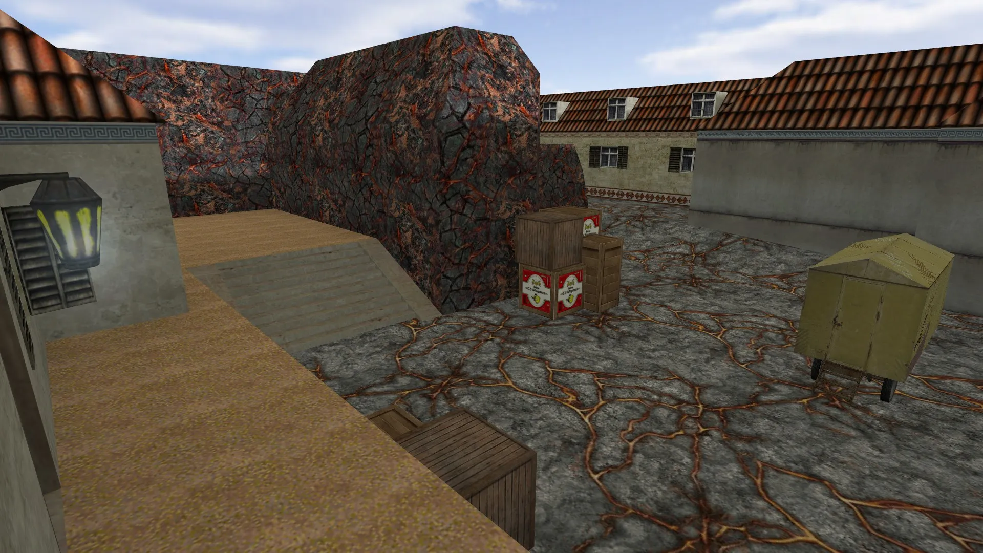 Скачать Карта de_inferno_suncsm для CS 1.6: Тактика и особенности - Скриншот