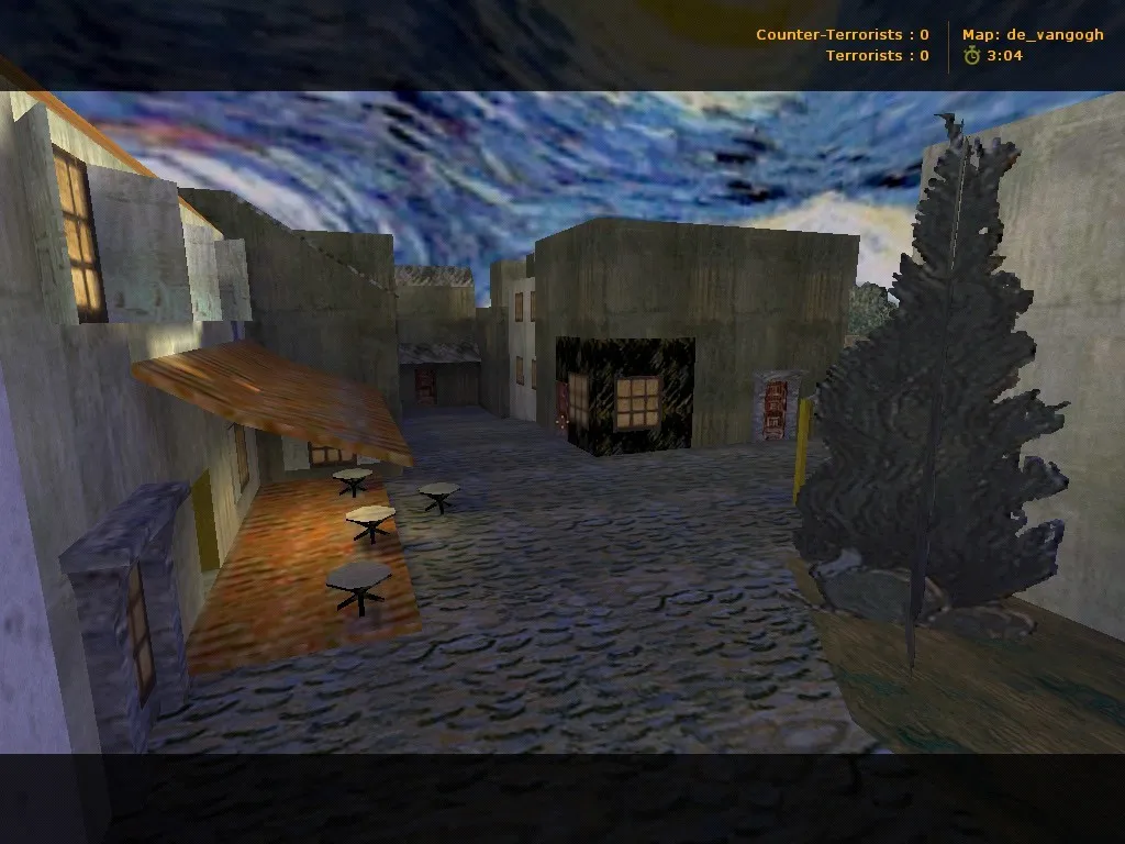 Скачать Карта de_vangogh для CS 1.6: Тактический анализ и особенности - Скриншот
