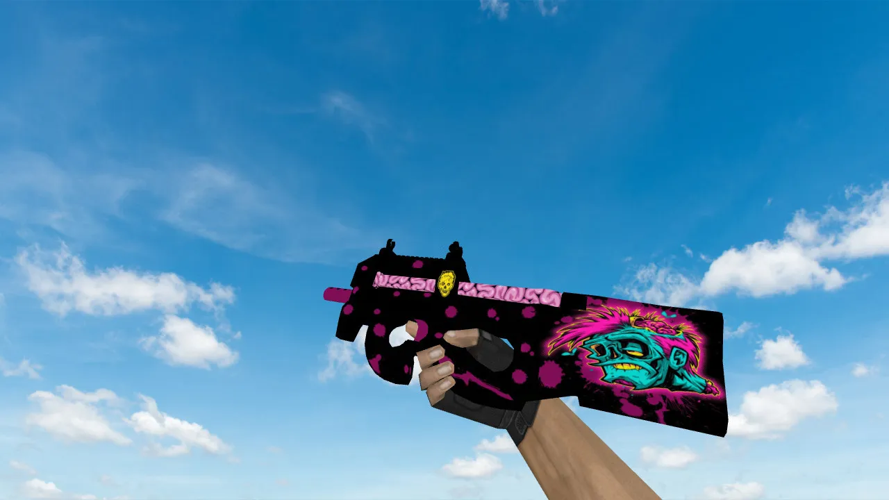 Скачать Модель P90 Zombie для CS 1.6 - Идеальный выбор для геймеров - Скриншот