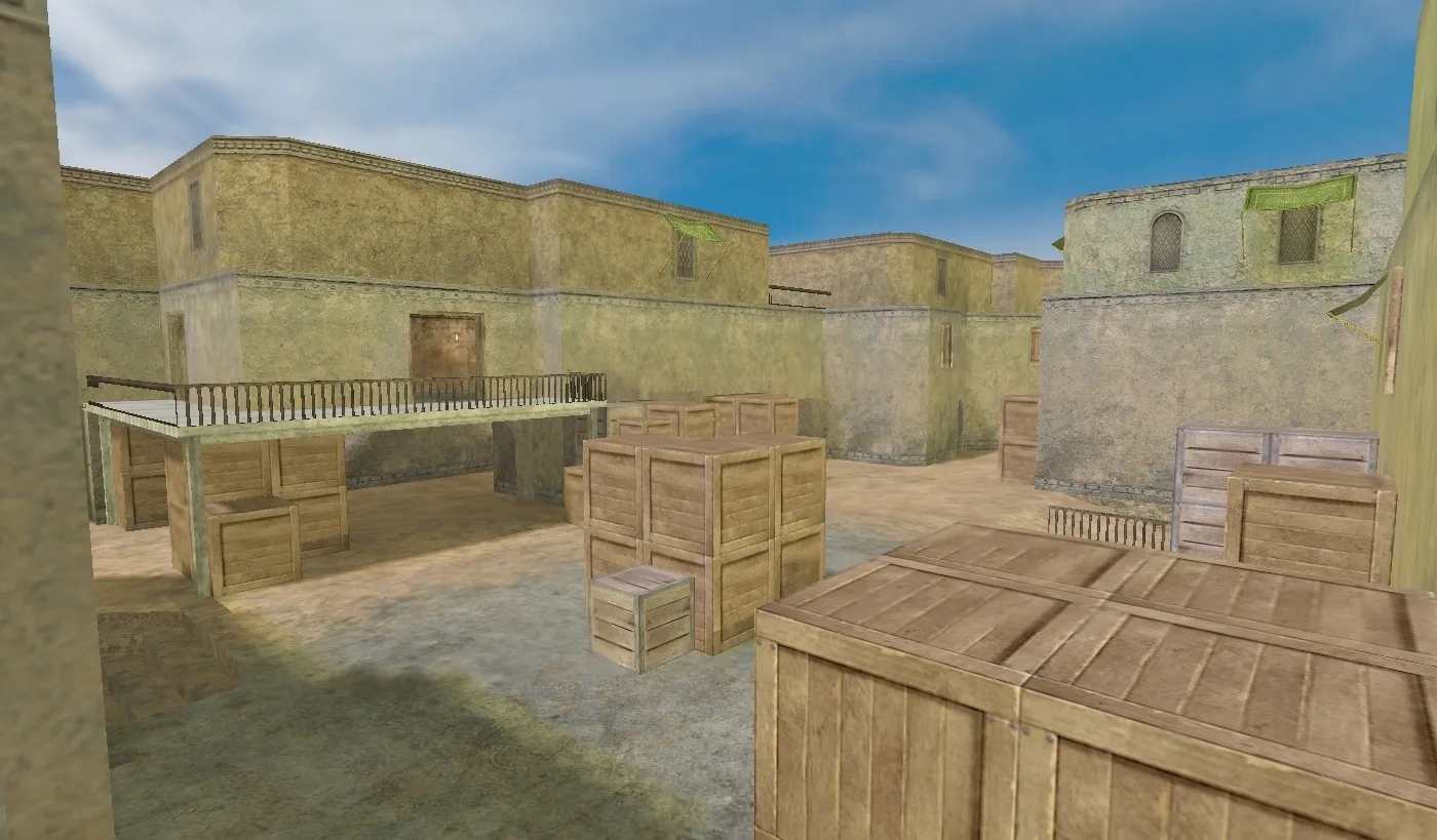 Скачать Карта «de_rwa_rc1» для CS 1.6 - Тактика и детали - Скриншот