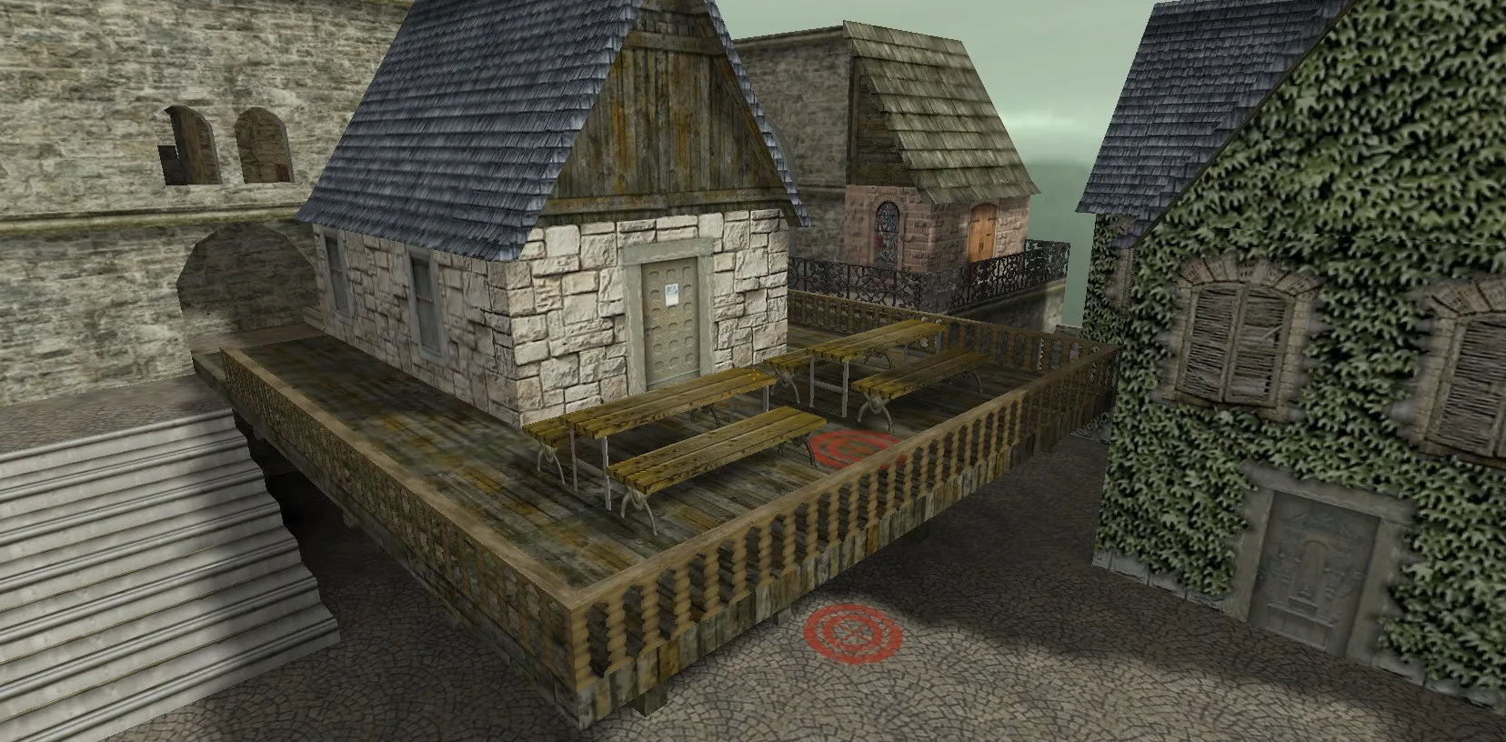 de_bergheim — карта для CS 1.6: баланс сторон, точки, .nav, оптимизация wpoly/epoly — скриншот 8