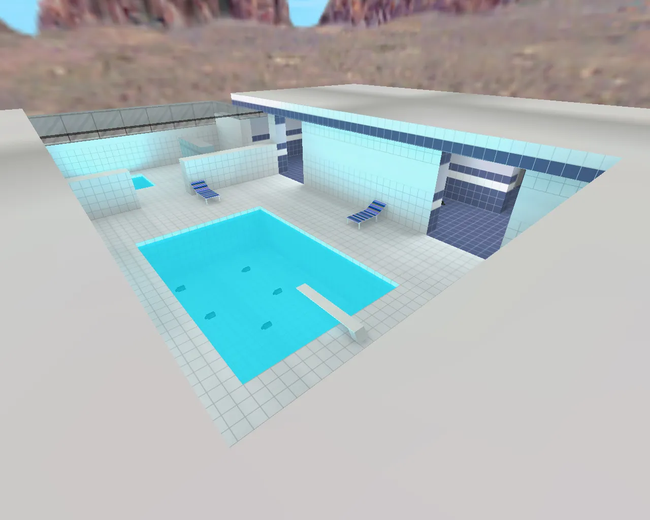 Скачать fy_pool_day — карта для CS 1.6: точки под фраги, баланс сторон и оптимизация под 20 лет ретро - Скриншот
