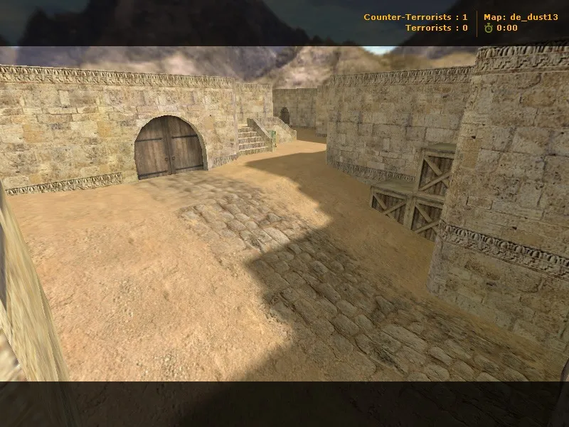 de_dust13 для CS 1.6: обзор карты, точки, маршруты и настройка под 4554/8610 — скриншот 8