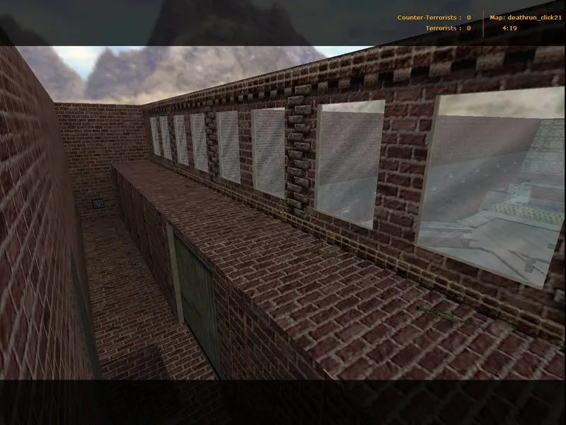 deathrun_click21 для CS 1.6: карта Deathrun, точки, .nav для ботов, баланс и оптимизация — скриншот 1