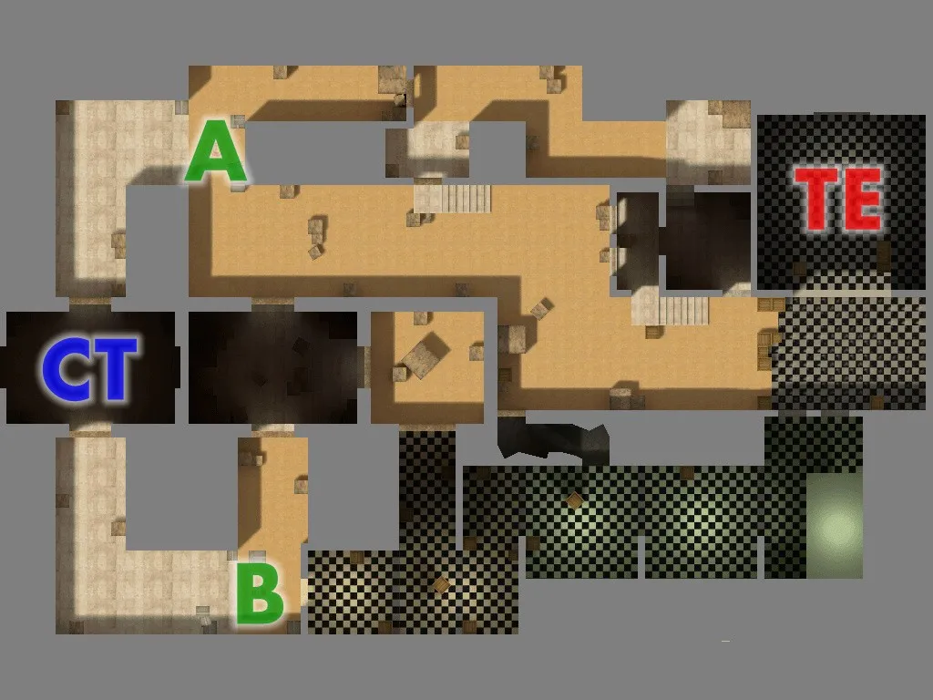 Карта de_sandstorm_pro для CS 1.6 - тактические возможности и баланс — скриншот 6
