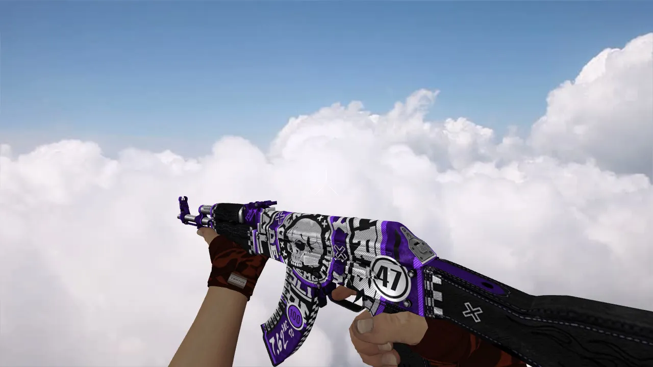Модель «AK-47 Demolition Purple» для CS 1.6 - Качественные текстуры и анимация — скриншот 2