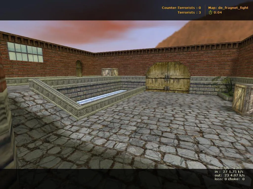 Скачать Карта de_fragnet_fight для CS 1.6: тактики, точки, .nav для ботов и оптимизация - Скриншот