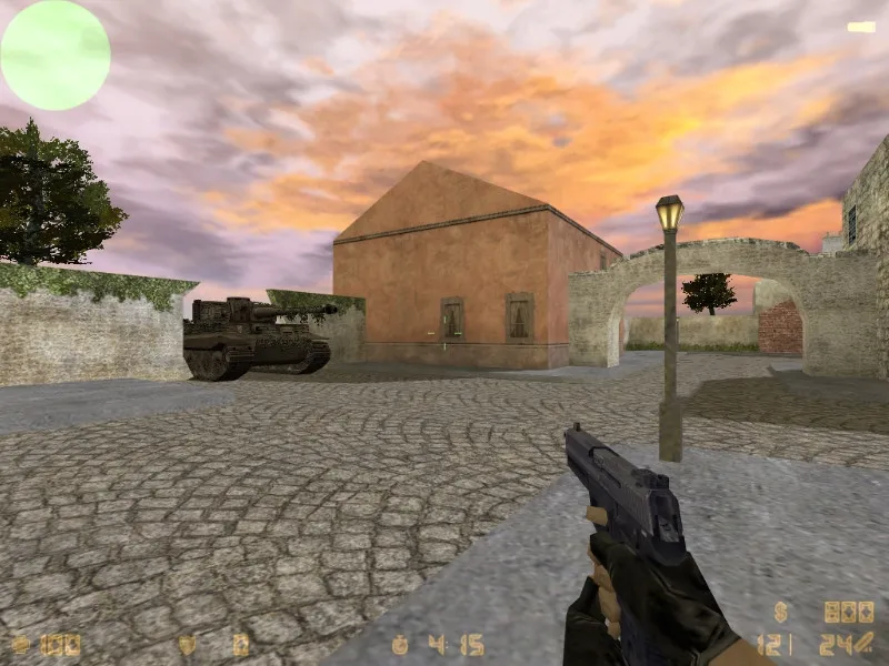 Скачать Карта de_carentan для CS 1.6: тактики за CT и T, точки контроля, оптимизация wpoly/epoly, .nav для ботов - Скриншот