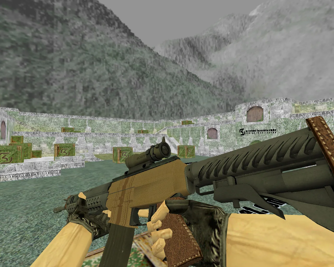 Скачать aim_sk_aug_sig для CS 1.6: настройка сервера, точки тренировки, боты и оптимизация - Скриншот