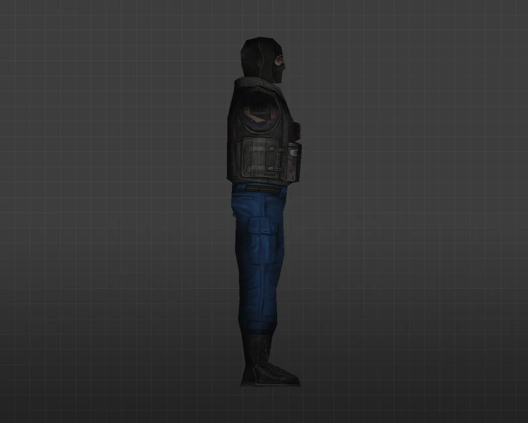 Скачать Модель «GIGN-мутант» для CS 1.6 - Уникальные скины для игроков - Скриншот