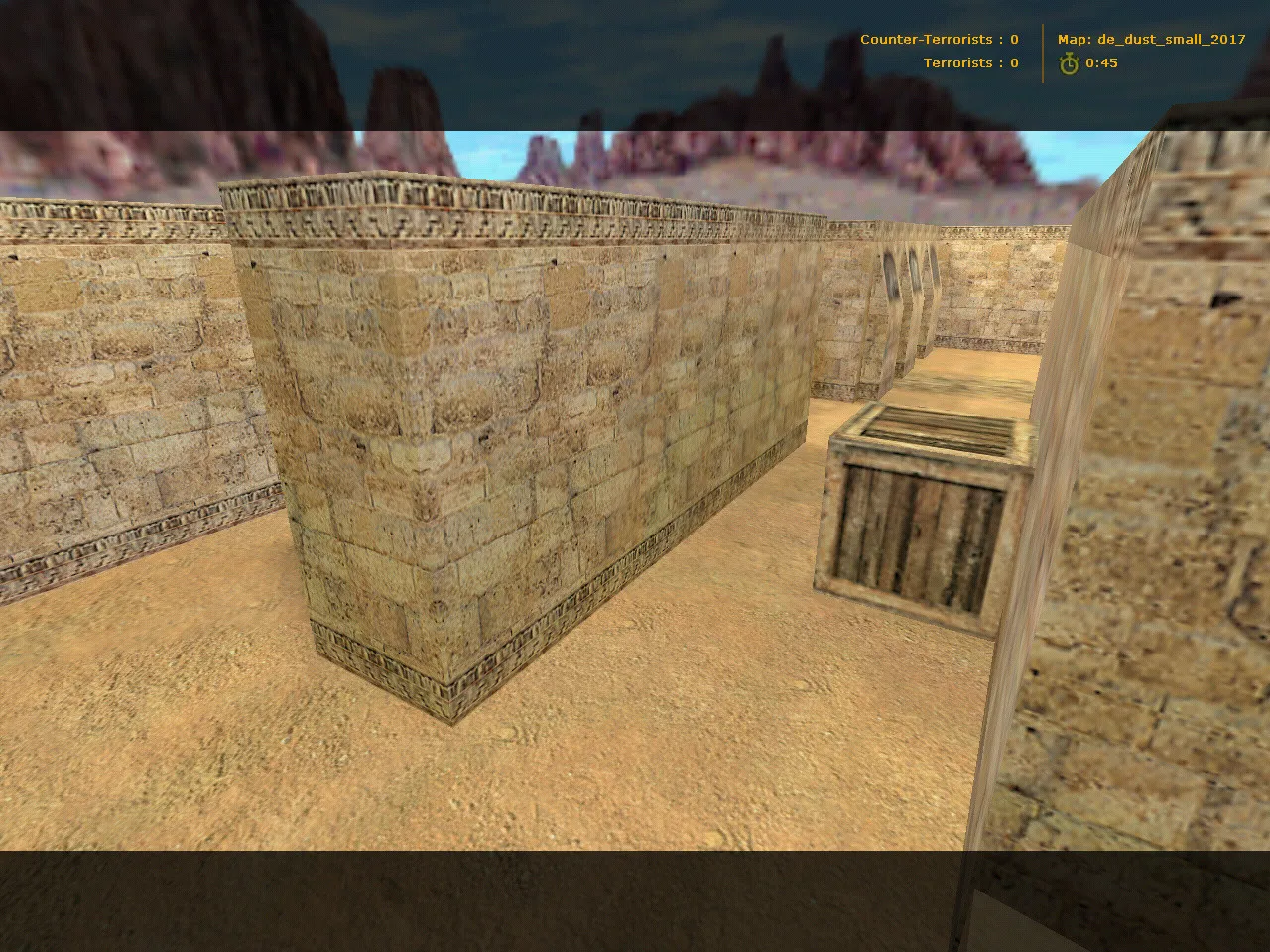 Скачать de_dust_small_2017 для CS 1.6 — тактика, точки, .nav и оптимизация карты - Скриншот