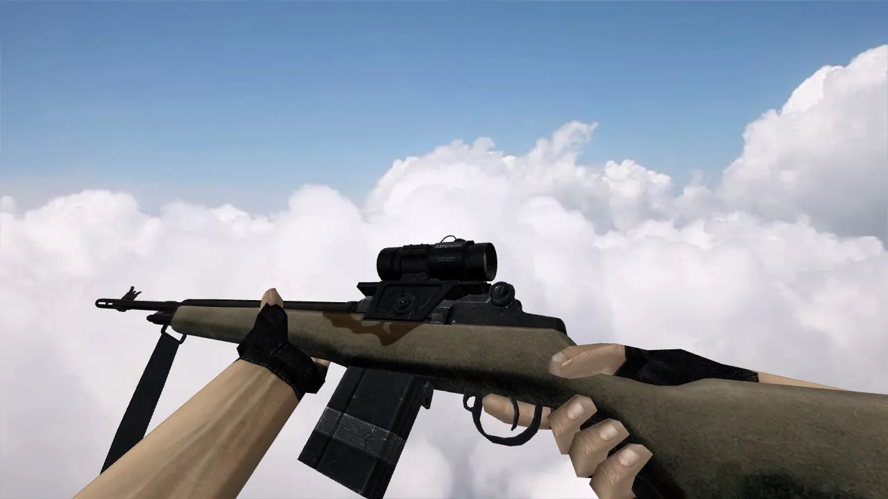 Скачать Модель «M14 Riffle» для CS 1.6 - Оптимизированная версия - Скриншот