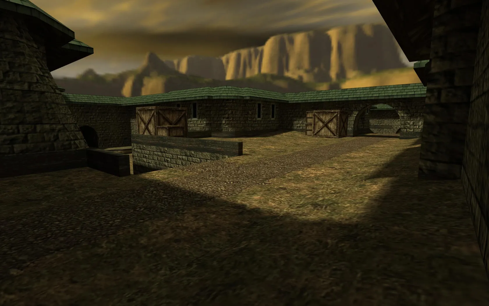 Скачать Карта de_dust2_storm для CS 1.6: баланс сторон, точки, .nav для ботов, оптимизация wpoly/epoly - Скриншот