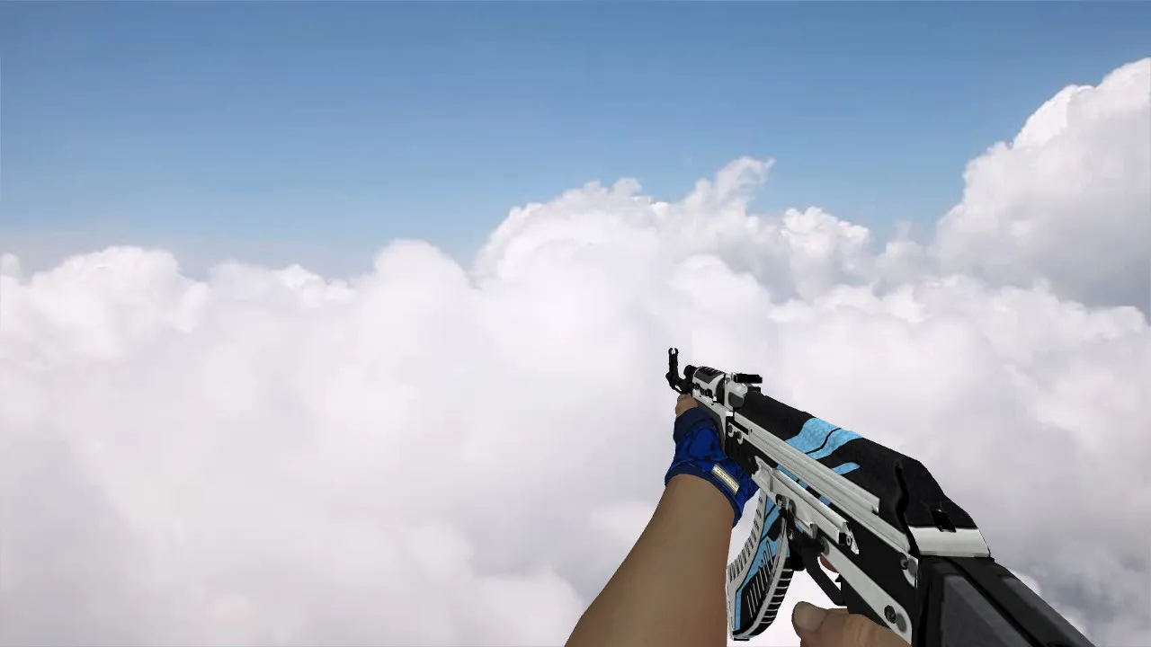 Скачать Пак моделей оружия «Hand Wraps Cobalt Skulls Pack» для CS 1.6: v_ p_ w_ модели, звуки, анимация осмотра и текстуры - Скриншот