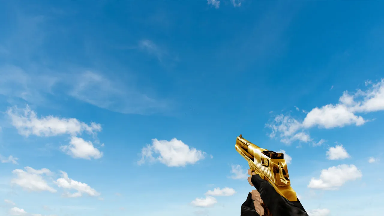 Скачать Модель Default Deagle Gold для CS 1.6 - Скриншот