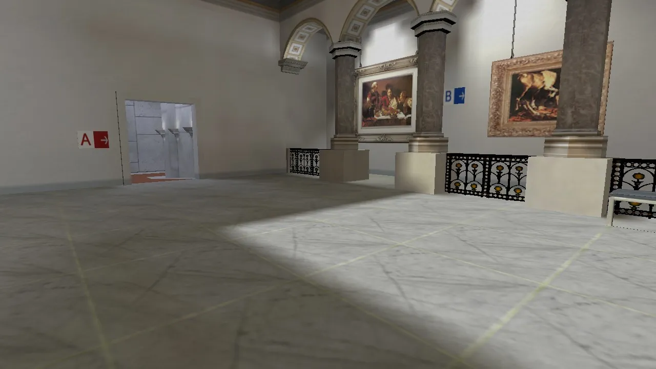 Скачать de_artmuseum для CS 1.6: точки, маршруты и боты (.nav), оптимизация карты - Скриншот