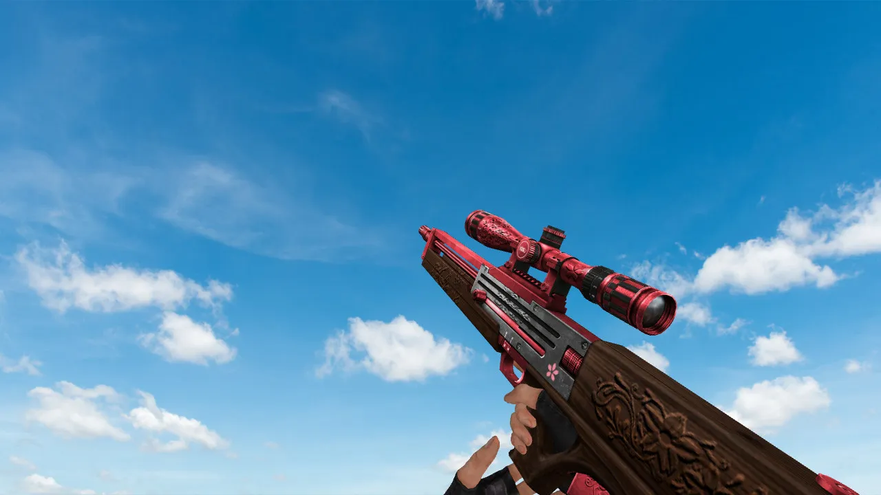 Скачать Модель WA2000 Sakura для CS 1.6 - Оружие нового уровня - Скриншот