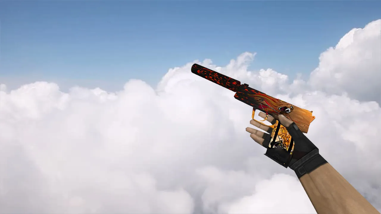 Скачать Модель USP Mystic Bear для CS 1.6 — Оружие с уникальным дизайном - Скриншот