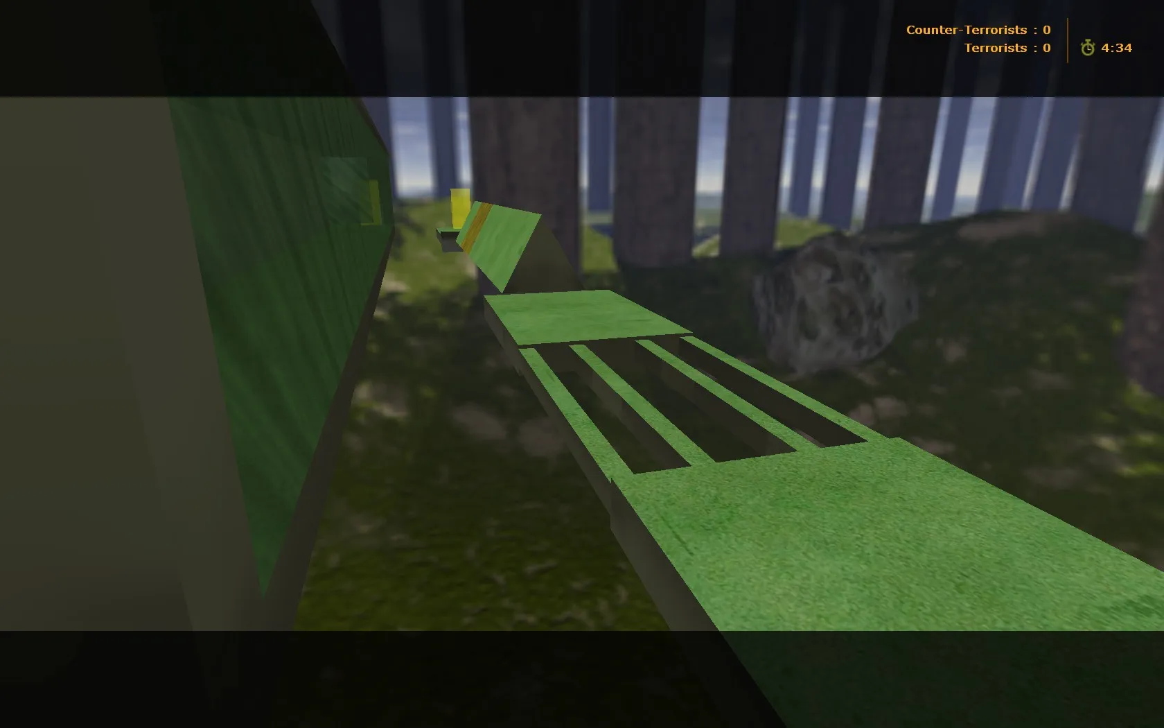 Скачать deathrun_greenjungle для CS 1.6: карта Deathrun, точки, роли, .nav, оптимизация wpoly/epoly - Скриншот