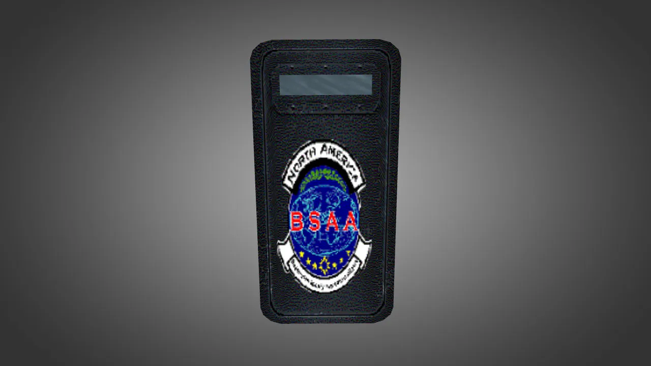 Скачать Модель «B.S.A.A. SHIELD» для CS 1.6: v_ / p_ / w_ щита, звуки, анимация осмотра и текстуры - Скриншот