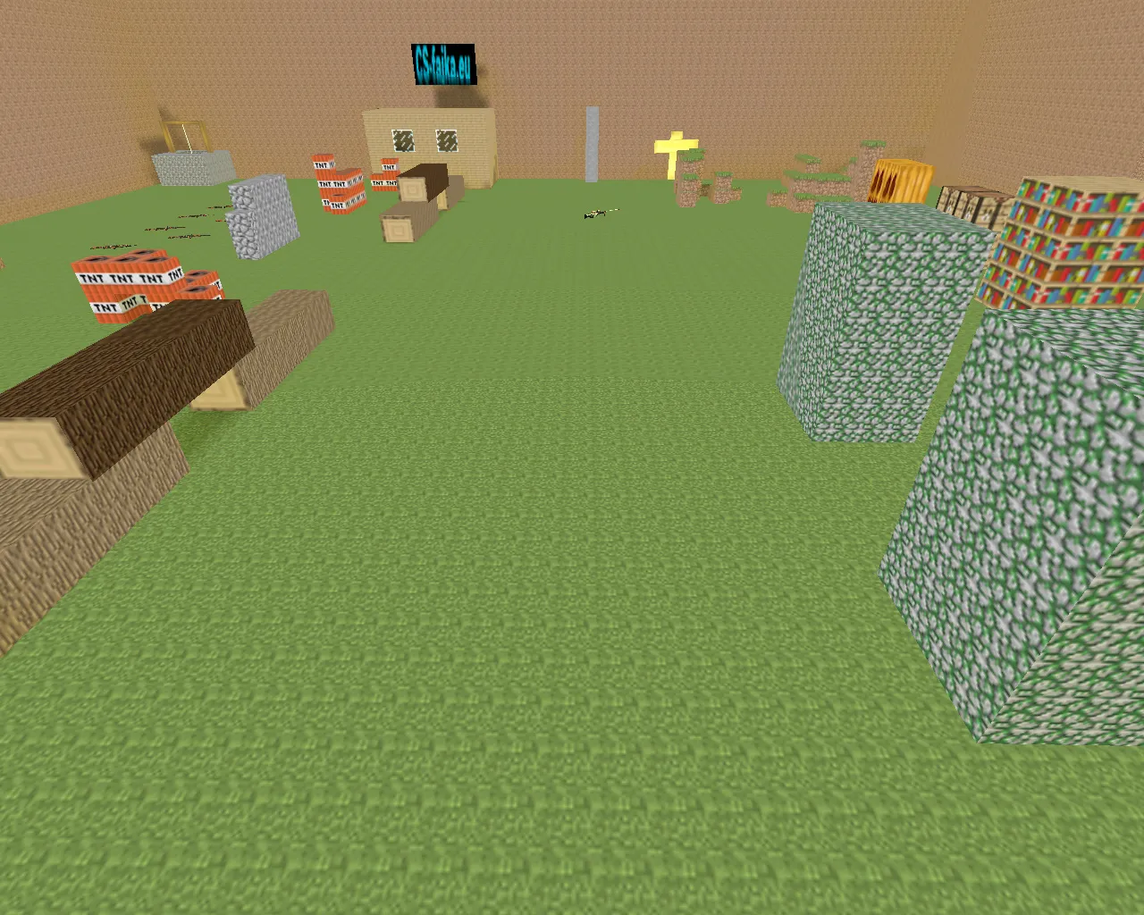 aim_minecraft2 для CS 1.6: разбор карты, тактика тренировок, точки, .nav и оптимизация — скриншот 3
