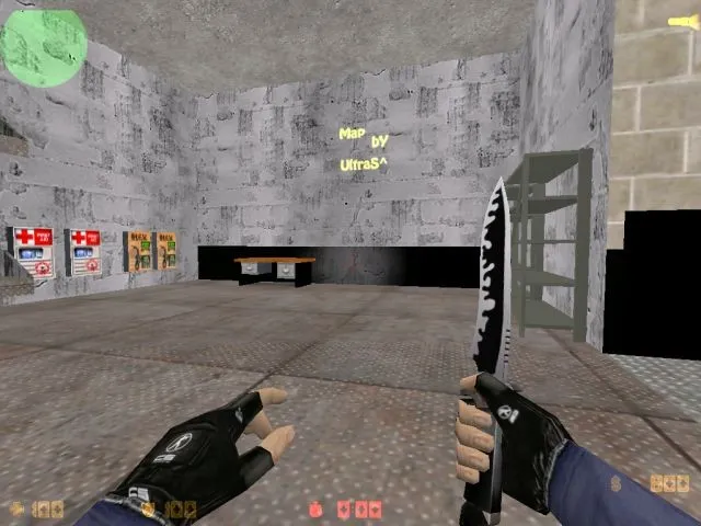 Скачать Карта deathrun_ultrazone для CS 1.6: ловушки, раунды и точки для зомби-стиля - Скриншот