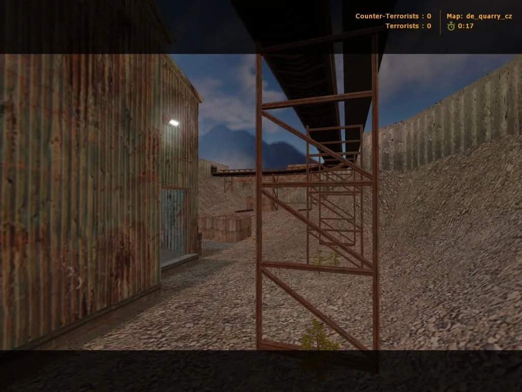 Скачать Карта de_quarry_cz для Counter-Strike 1.6 — тактический анализ и особенности - Скриншот