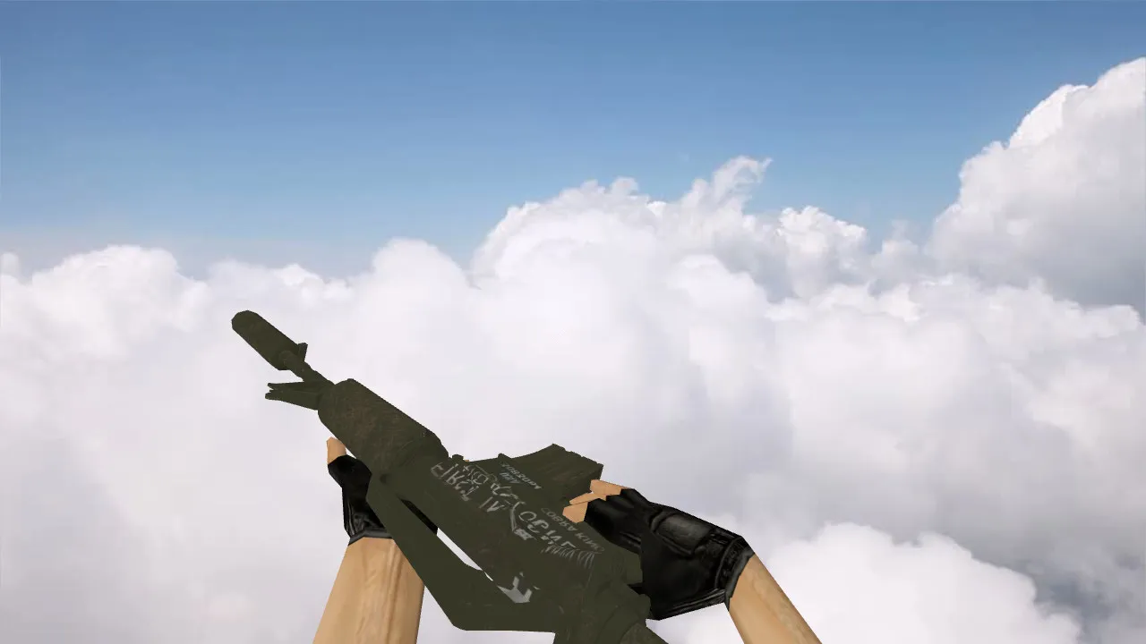 Скачать Модель M4A1 Cobra King для CS 1.6: v_ p_ w_ модели, звуки, анимация осмотра и качество текстур - Скриншот