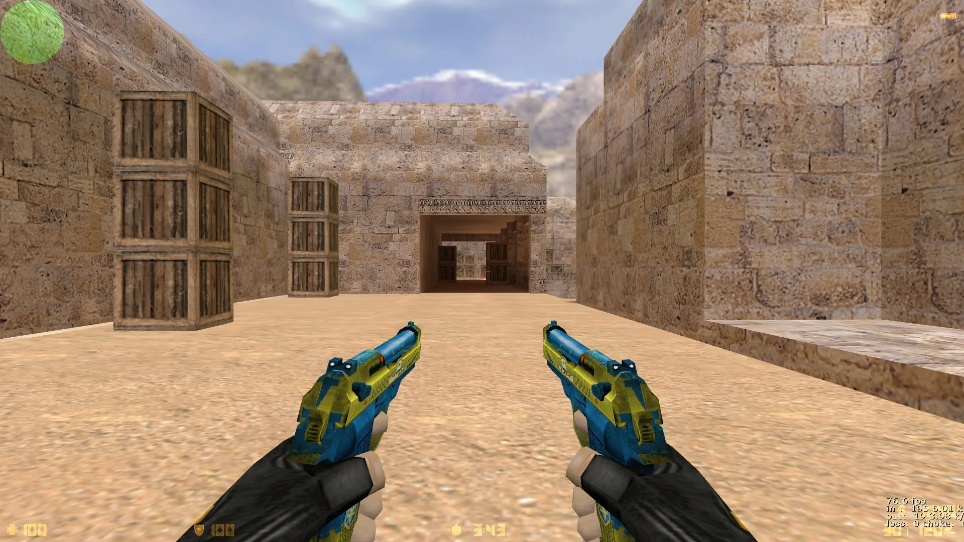 Скачать de_dus2tec — DE карта для CS 1.6: ацтек + dust2 план, точки для Т/КТ, .nav и оптимизация - Скриншот