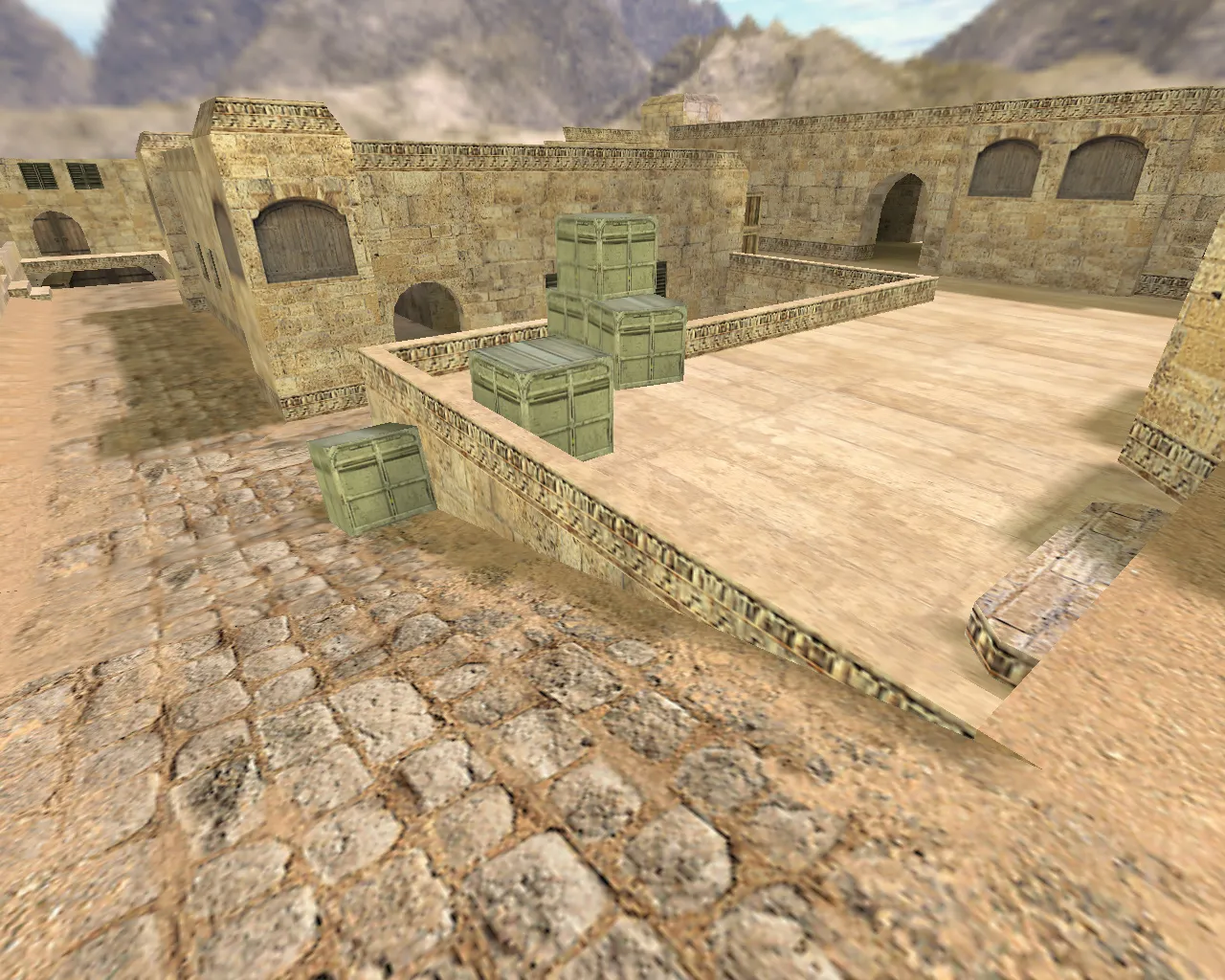 Скачать de_dust2012 карта для CS 1.6: баланс сторон, точки, .nav для ботов, оптимизация wpoly/epoly - Скриншот