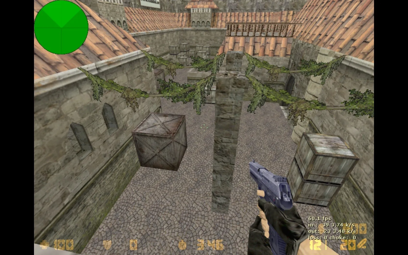 Скачать de_clanfal1 для CS 1.6: карта, точки, баланс сторон, .nav и оптимизация для сервера - Скриншот