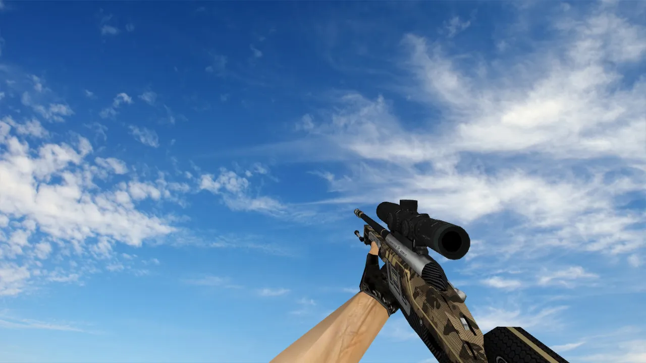 Скачать Модель SSG 08 Comebacker для CS 1.6 - Уникальный скин - Скриншот