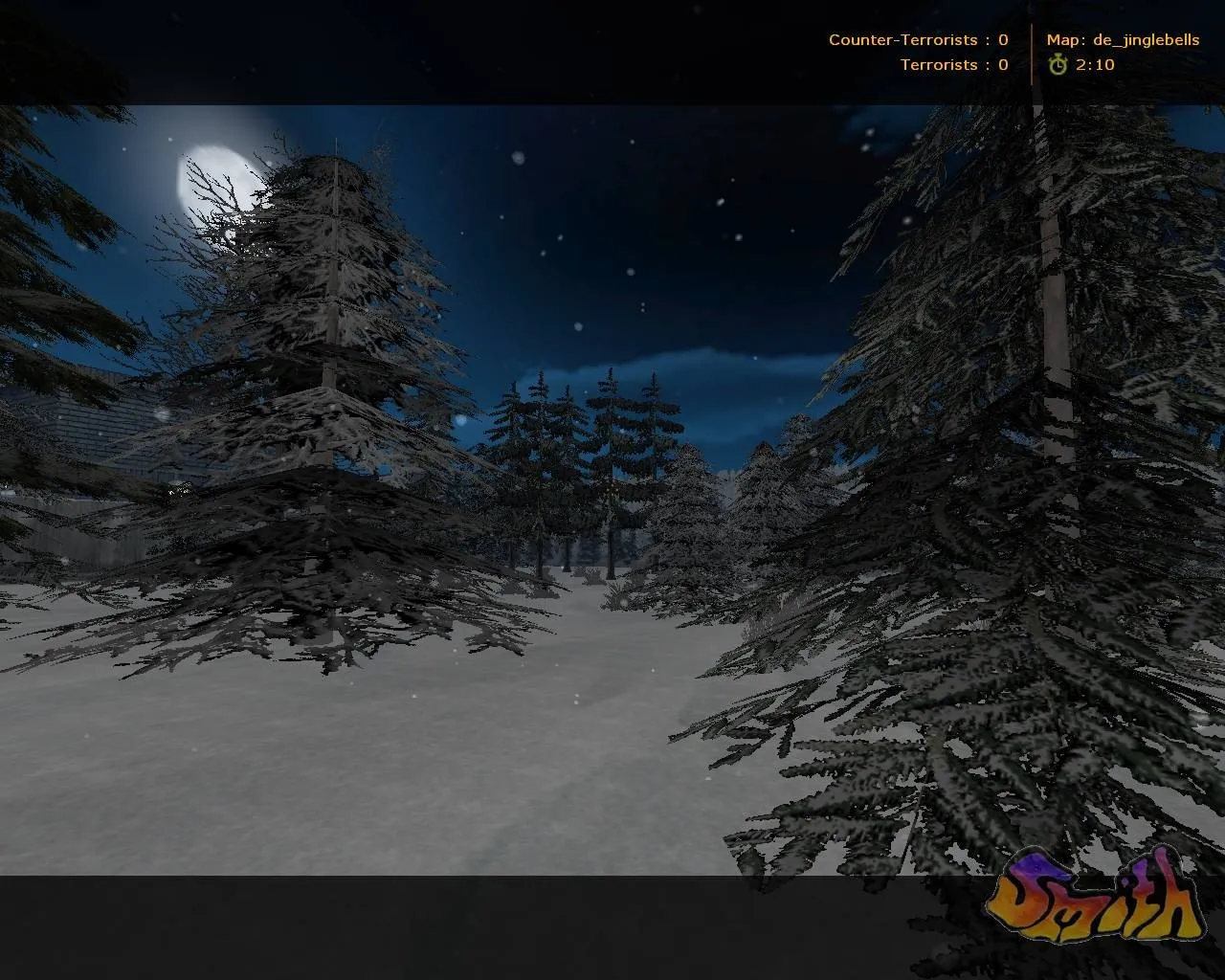 Скачать Карта de_jinglebells для CS 1.6 - Зимняя атмосфера и тактика - Скриншот