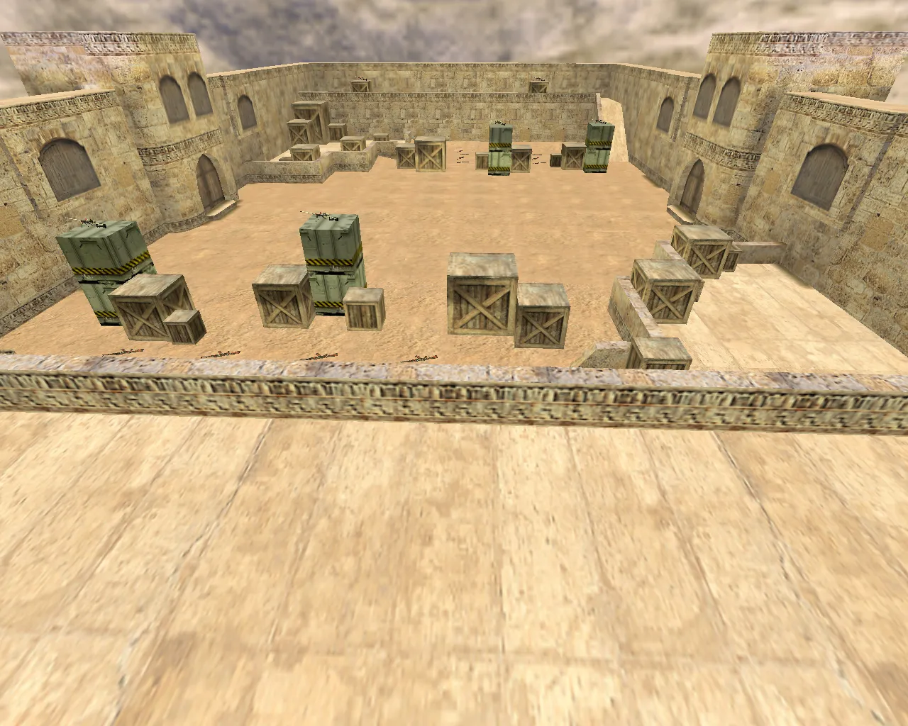 Скачать aim_map для CS 1.6: разбор карты, точки для тренировки и настройка ботов - Скриншот