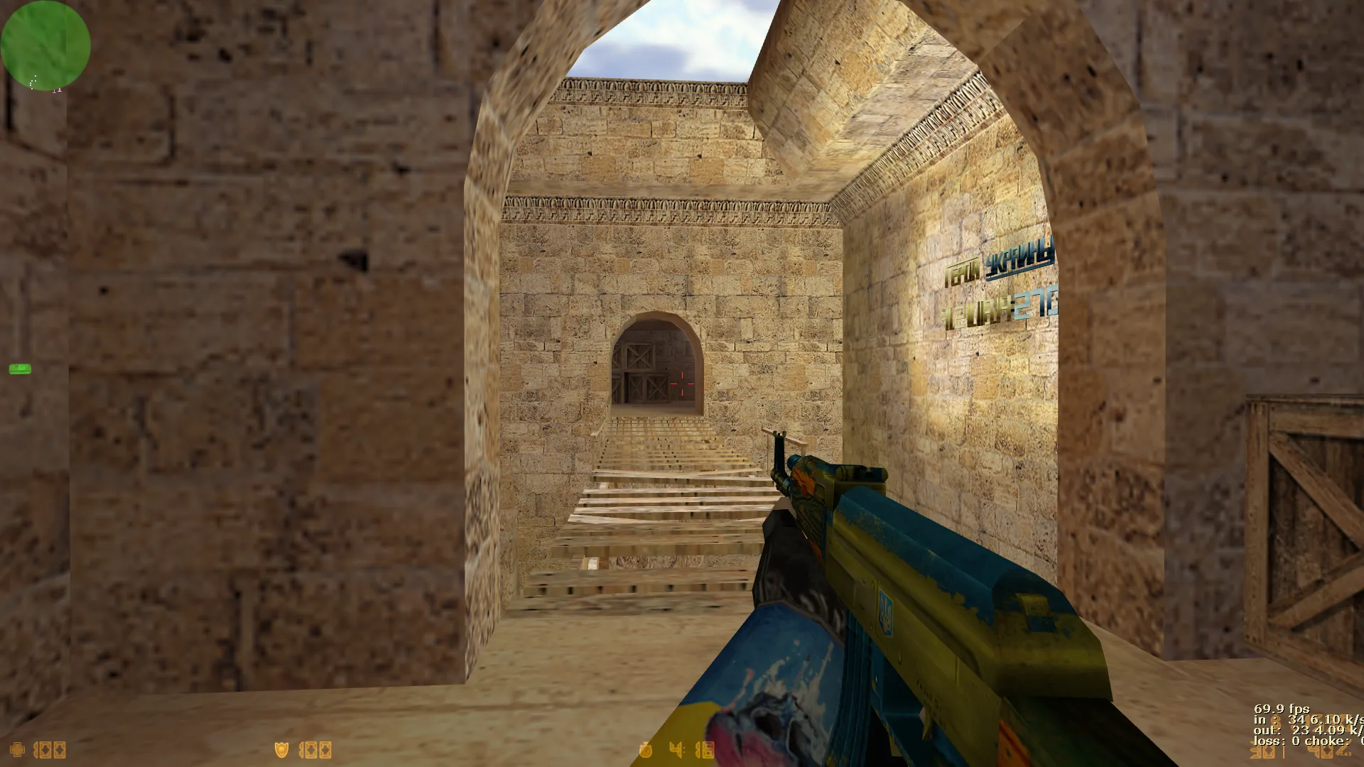 Скачать de_dus2tec — DE карта для CS 1.6: ацтек + dust2 план, точки для Т/КТ, .nav и оптимизация - Скриншот