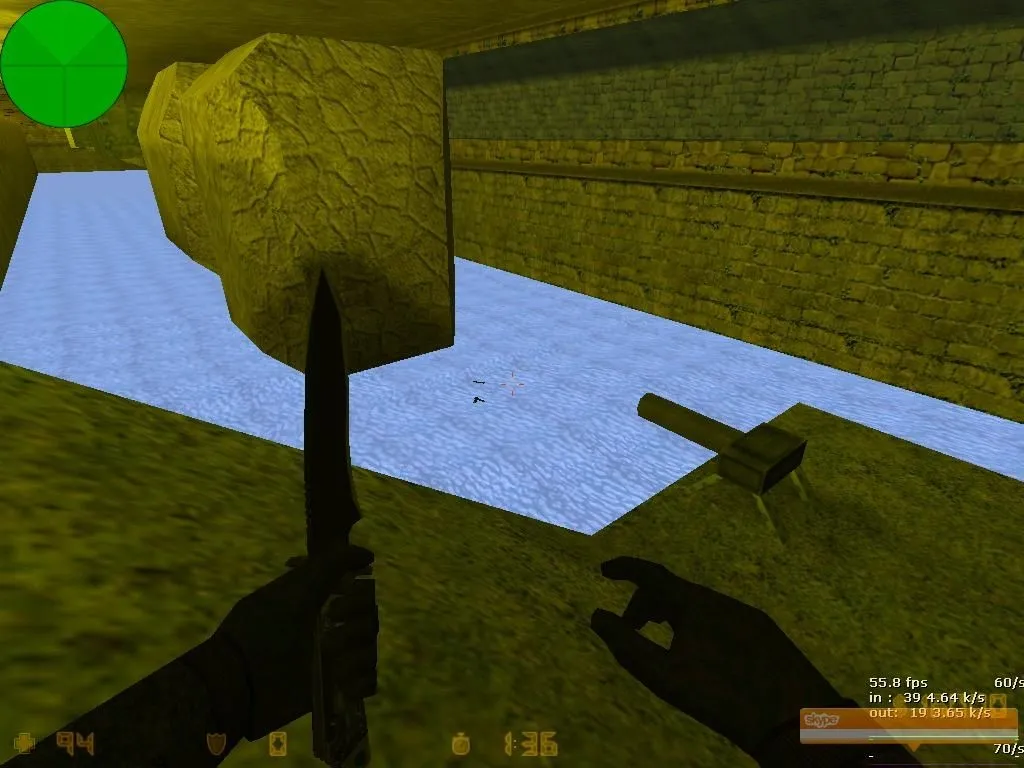 Скачать deathrun_gotoarmy для CS 1.6: карта deathrun, ловушки, баланс терр/контр, .nav и оптимизация под FPS - Скриншот