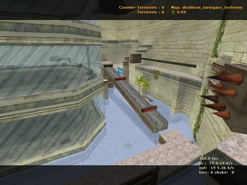Скачать deathrun_taringacs_lostrome — карта для CS 1.6: раунды, тактика, .nav и оптимизация - Скриншот