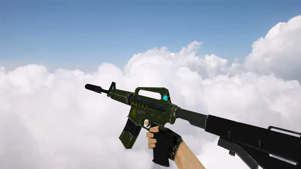 Скачать Модель «M4A1 Mk. II» для CS 1.6: v_, p_, w_ версии, звуки, анимация осмотра и качество текстур - Скриншот