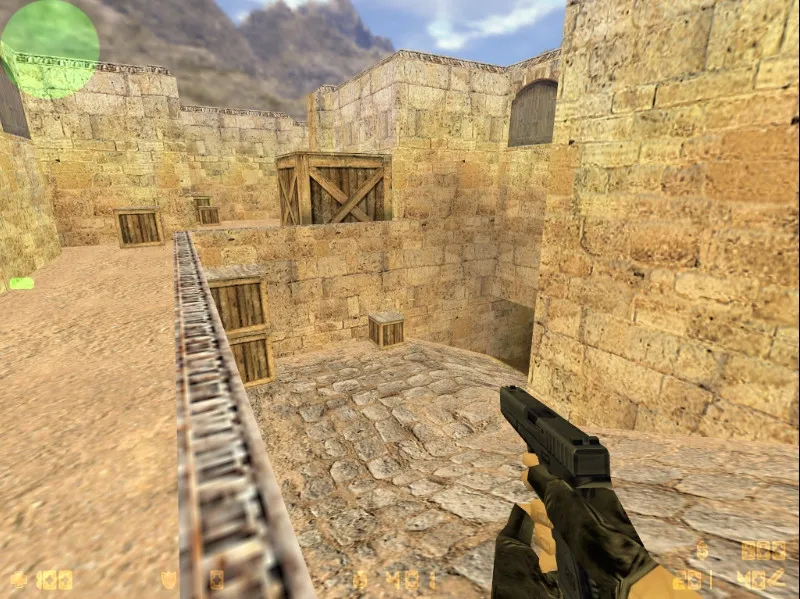 de_dust25 карта для CS 1.6: точки, раунды за CT/T, оптимизация wpoly/epoly и .nav для ботов — скриншот 6