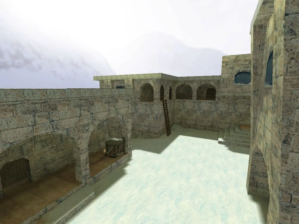Скачать Карта de_snowball для CS 1.6 - Тактические возможности и стратегия - Скриншот