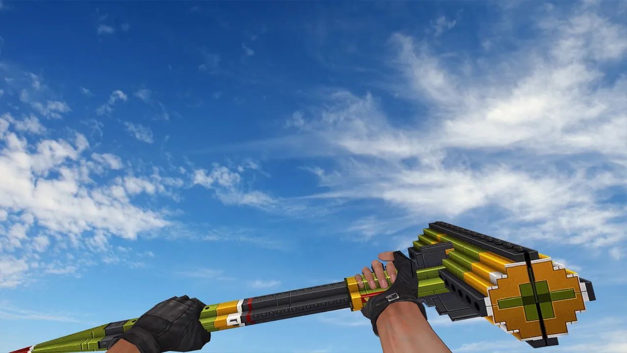 Скачать Модель ножа «Hammer Lego» для CS 1.6: v_ и p_ модели, звуки, анимация осмотра, качество текстур - Скриншот