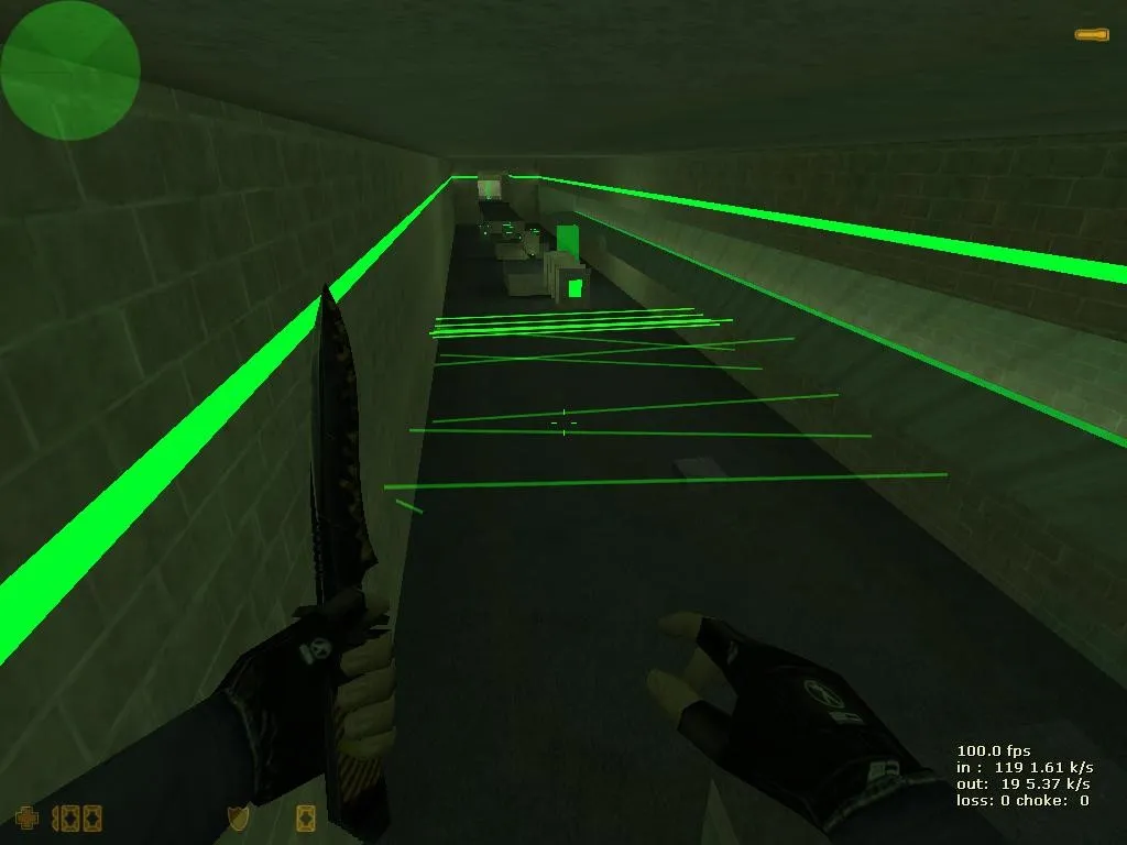 Скачать Карта deathrun_all_green3 для CS 1.6: баланс, точки, .nav и настройка раунда - Скриншот