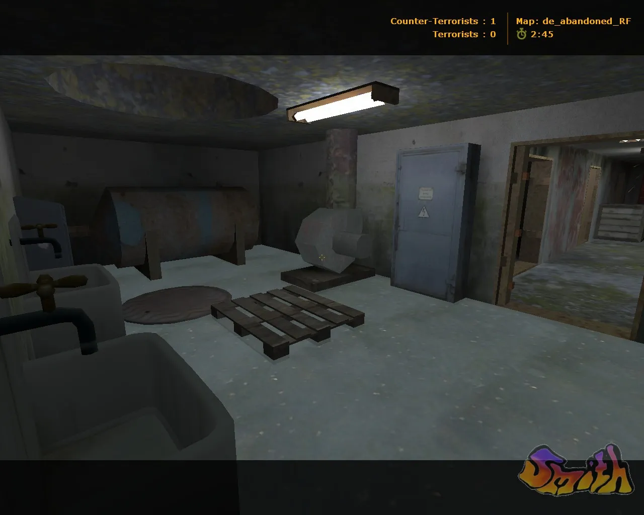 Скачать de_abandoned_rf для CS 1.6: тактика, точки, .nav и оптимизация wpoly/epoly - Скриншот