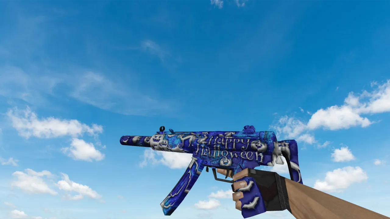 Скачать Модель «MP5 Spooky» для CS 1.6 — Четкость и уникальность - Скриншот