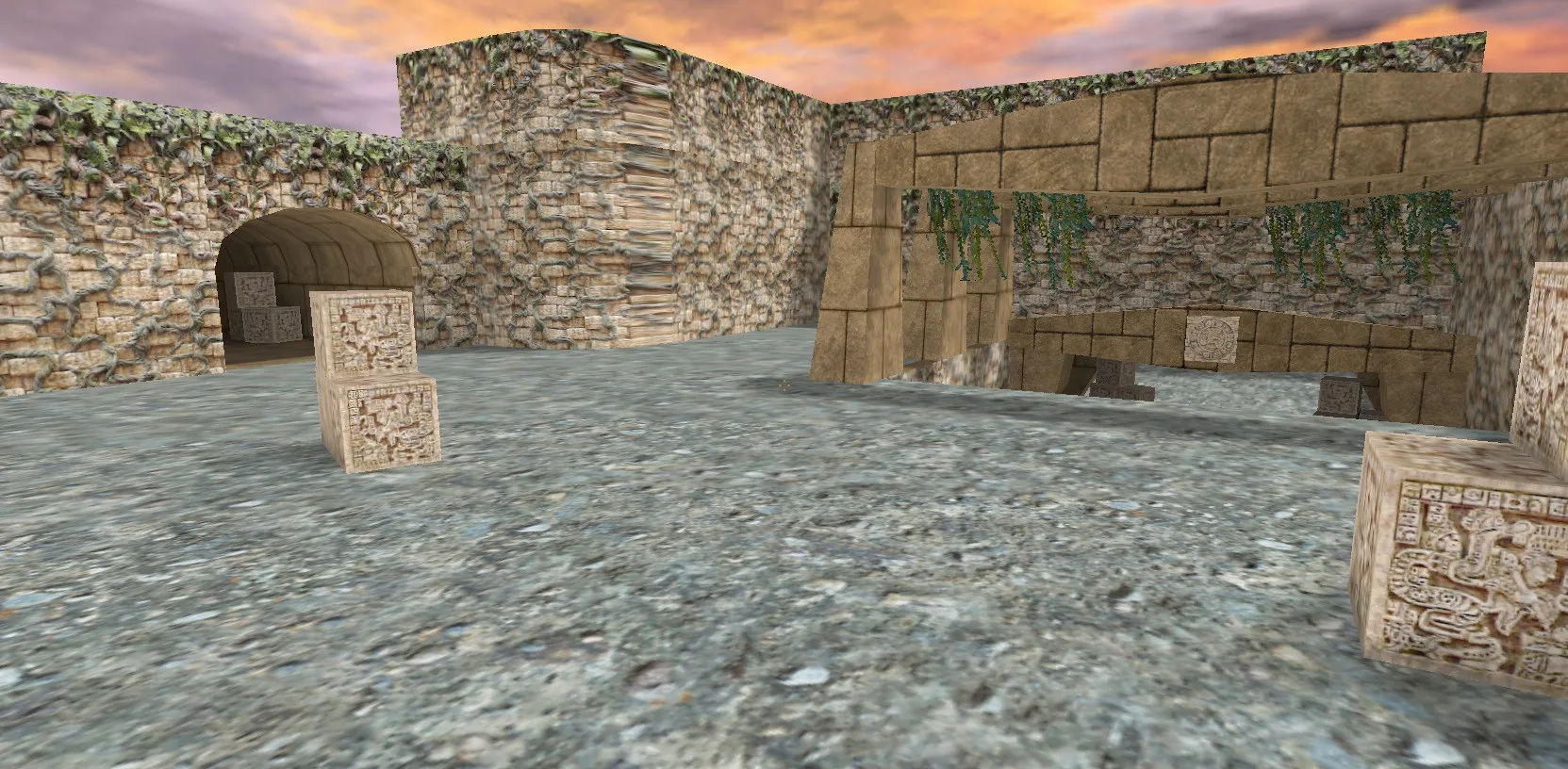 Скачать Карта de_maya_beta1 для CS 1.6 - тактические стратегии и особенности - Скриншот